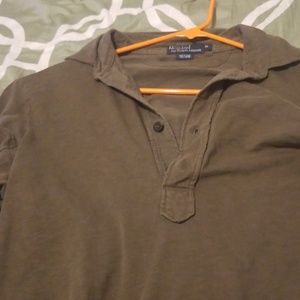 Mens long sleeve polo